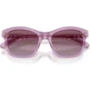 SWAROVSKI LENTES DE SOL CUADRADO SK6063F 54 MM MUJER | TRANSPARENT AMETHYST/VIOLET GRADIENT