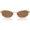 SWAROVSKI LENTES DE SOL SK7042 55 MM MUJER | GOLD/DARK BROWN
