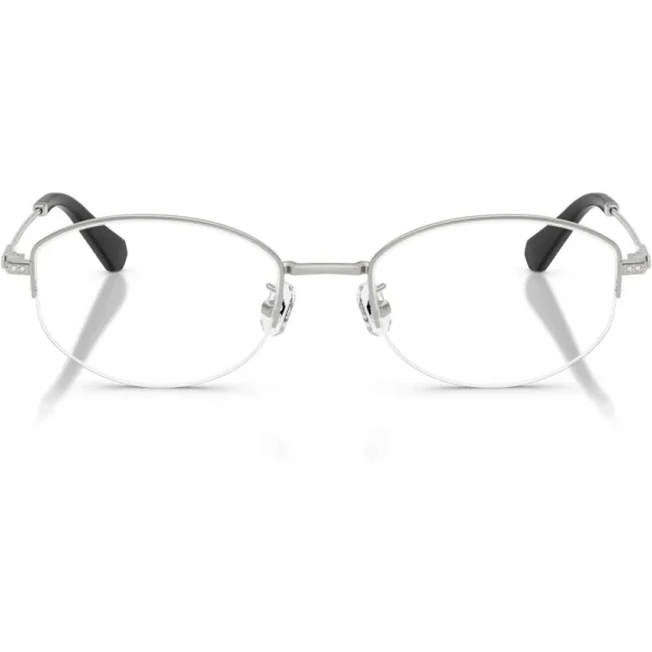SWAROVSKI MONTURA OVAL SK1039D 54 MM MUJER | SILVER/DEMO LENS