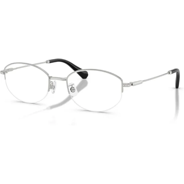 SWAROVSKI MONTURA OVAL SK1039D 54 MM MUJER | SILVER/DEMO LENS