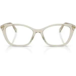 SWAROVSKI MONTURA CUADRADO SK2065 54 MM MUJER | TRANSAPRENT BEIGE/DEMO LENS