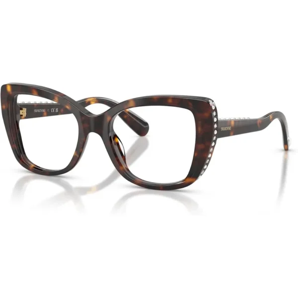b0gl4zmg9d_1_webp.webp SWAROVSKI MONTURA MARIPOSA SK2066U 53 MM MUJER | HAVANA/SILVER/DEMO LENS