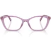 SWAROVSKI MONTURA CUADRADO SK2065 52 MM MUJER | TRANSPARENT AMETHYST/DEMO LENS