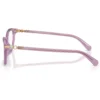 SWAROVSKI MONTURA CUADRADO SK2065 52 MM MUJER | TRANSPARENT AMETHYST/DEMO LENS