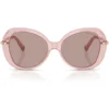SWAROVSKI LENTES DE SOL SK6059 55 MM MUJER | TRANSPARENT DARK PINK/LIGHT PURPLE BROWN