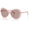 SWAROVSKI LENTES DE SOL SK6059 55 MM MUJER | TRANSPARENT DARK PINK/LIGHT PURPLE BROWN