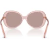 SWAROVSKI LENTES DE SOL SK6059 55 MM MUJER | TRANSPARENT DARK PINK/LIGHT PURPLE BROWN