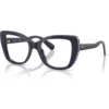 SWAROVSKI MONTURA MARIPOSA SK2066U 51 MM MUJER | BLUE/DEMO LENS