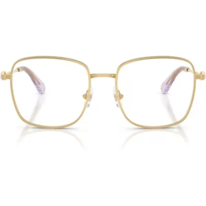 SWAROVSKI MONTURA CUADRADO SK1036 53 MM MUJER | GOLD/LIGHT VIOLET/DEMO LENS