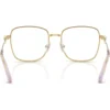 SWAROVSKI MONTURA CUADRADO SK1036 53 MM MUJER | GOLD/LIGHT VIOLET/DEMO LENS