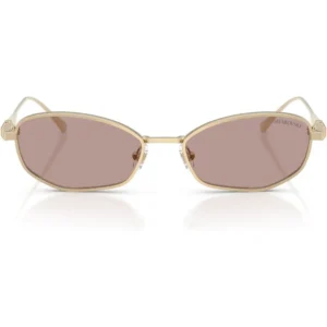 SWAROVSKI MONTURA SK7042 55 MM MUJER | PALE GOLD/PINK/LIGHT PURPLE BROWN