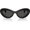 SWAROVSKI MONTURA SK6061U 51 MM MUJER | BLACK/SILVER/DARK GREY