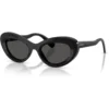 SWAROVSKI MONTURA SK6061U 51 MM MUJER | BLACK/SILVER/DARK GREY
