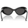SWAROVSKI MONTURA SK6061U 51 MM MUJER | BLACK/SILVER/DARK GREY