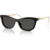 SWAROVSKI MONTURA SK6057 56 MM MUJER | BLACK/DARK GREY