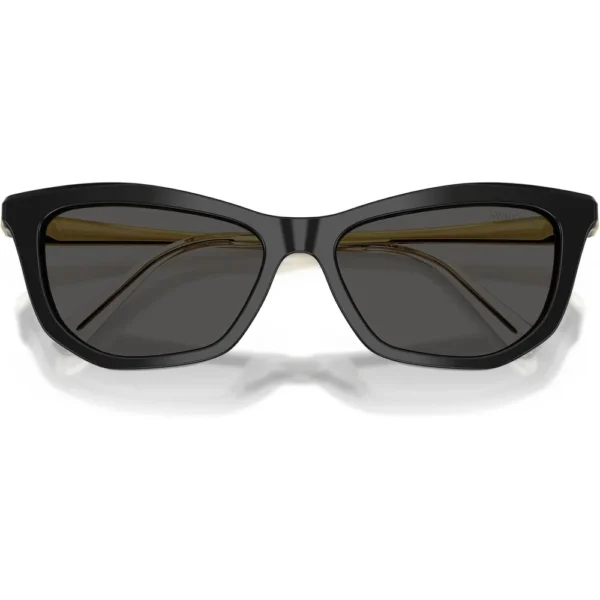 SWAROVSKI MONTURA SK6057 56 MM MUJER | BLACK/DARK GREY