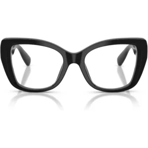 SWAROVSKI MONTURA MARIPOSA SK2066U 53 MM MUJER | BLACK/CRYSTAL/DEMO LENS