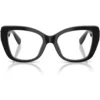 SWAROVSKI MONTURA MARIPOSA SK2066U 51 MM MUJER | BLACK/SILVER/DEMO LENS