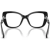 SWAROVSKI MONTURA MARIPOSA SK2066U 51 MM MUJER | BLACK/SILVER/DEMO LENS