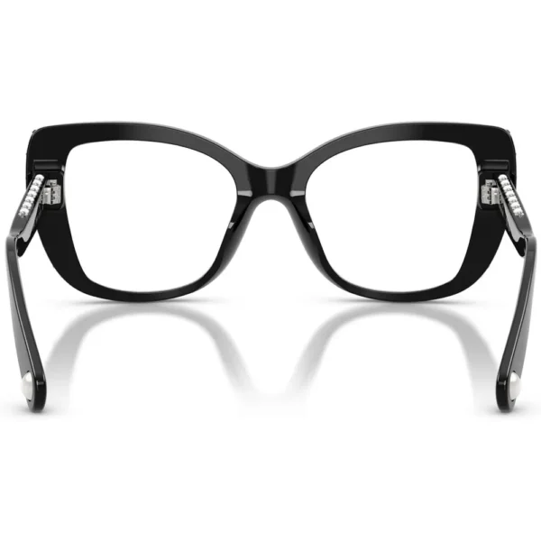 SWAROVSKI MONTURA MARIPOSA SK2066U 51 MM MUJER | BLACK/SILVER/DEMO LENS