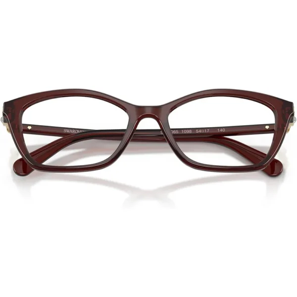 b0gl56bjc7_4_webp.webp SWAROVSKI MONTURA CUADRADO SK2065 54 MM MUJER | TRANSPARENT BURGUNDY/DEMO LENS