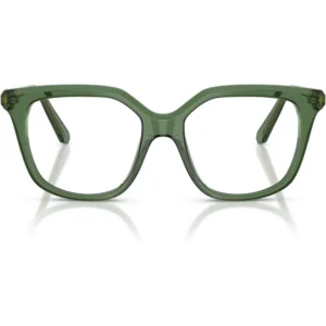 SWAROVSKI MONTURA CUADRADO SK2059 53 MM MUJER | TRANSPARENT GREEN/DEMO LENS