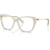 SWAROVSKI MONTURA SK2060 53 MM MUJER | TRANSPARENT BIEGE/DEMO LENS