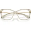 SWAROVSKI MONTURA SK2060 53 MM MUJER | TRANSPARENT BIEGE/DEMO LENS