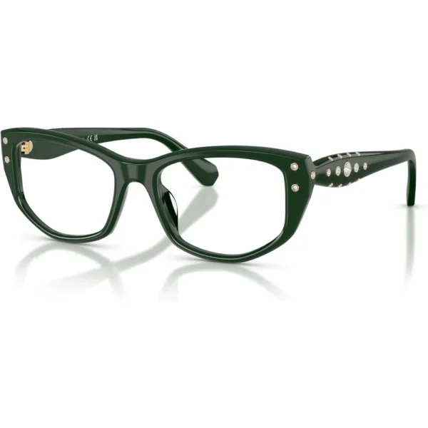 b0gl59lcdz_1_webp.webp SWAROVSKI MONTURA CUADRADO SK2062U 54 MM MUJER | DARK GREEN/DEMO LENS