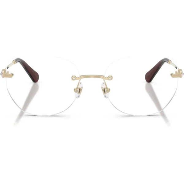 SWAROVSKI MONTURA SK1038 56 MM MUJER | PALE GOLD/DEMO LENS