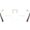 SWAROVSKI MONTURA SK1038 56 MM MUJER | PALE GOLD/DEMO LENS