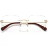 SWAROVSKI MONTURA SK1038 56 MM MUJER | PALE GOLD/DEMO LENS
