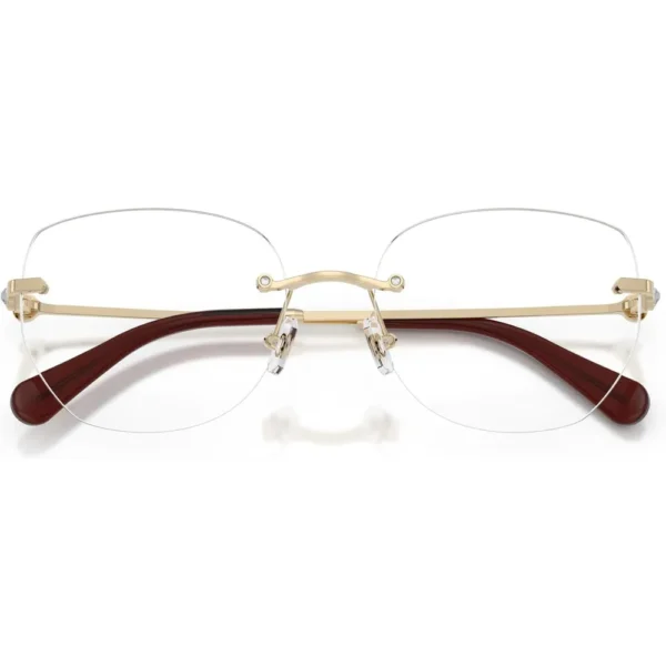 SWAROVSKI MONTURA SK1038 56 MM MUJER | PALE GOLD/DEMO LENS