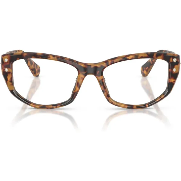 SWAROVSKI MONTURA CUADRADO SK2062U 52 MM MUJER | LIGHT HAVANA/DEMO LENS