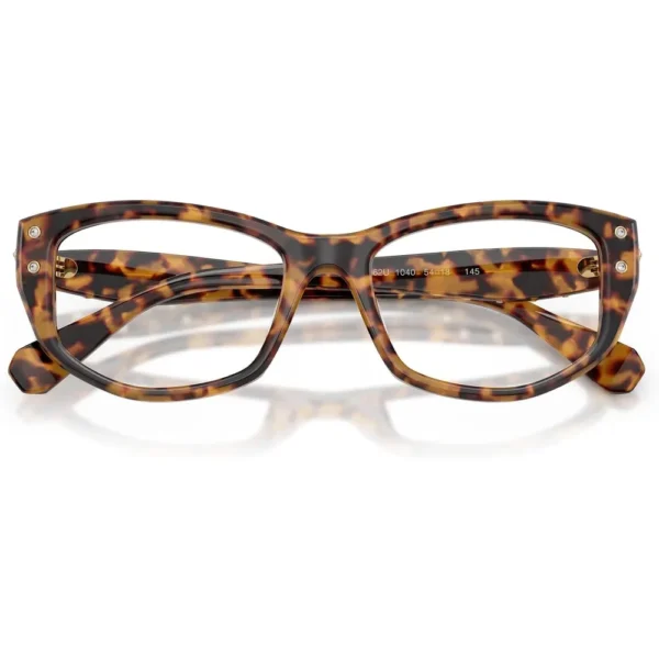 SWAROVSKI MONTURA CUADRADO SK2062U 52 MM MUJER | LIGHT HAVANA/DEMO LENS