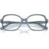 SWAROVSKI MONTURA CUADRADO SK2063 56 MM MUJER | MILKY LIGHT BLUE/DEMO LENS