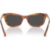 SWAROVSKI MONTURA SK6057 56 MM MUJER | STRIPED HAVANA/DARK GREY