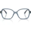 SWAROVSKI MONTURA CUADRADO SK2063 54 MM MUJER | MILKY LIGHT BLUE/DEMO LENS