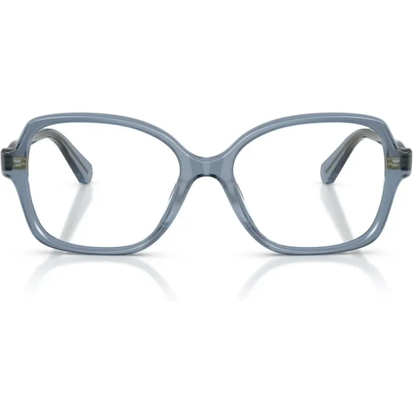 SWAROVSKI MONTURA CUADRADO SK2063 54 MM MUJER | MILKY LIGHT BLUE/DEMO LENS