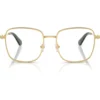 SWAROVSKI MONTURA CUADRADO SK1036 55 MM MUJER | GOLD/GREEN/DEMO LENS