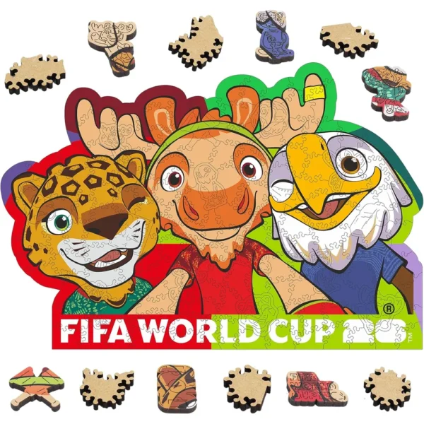 ROMPECABEZAS SELFIE MASCOTAS FIFA WORLD CUP 2026 150 PCS
