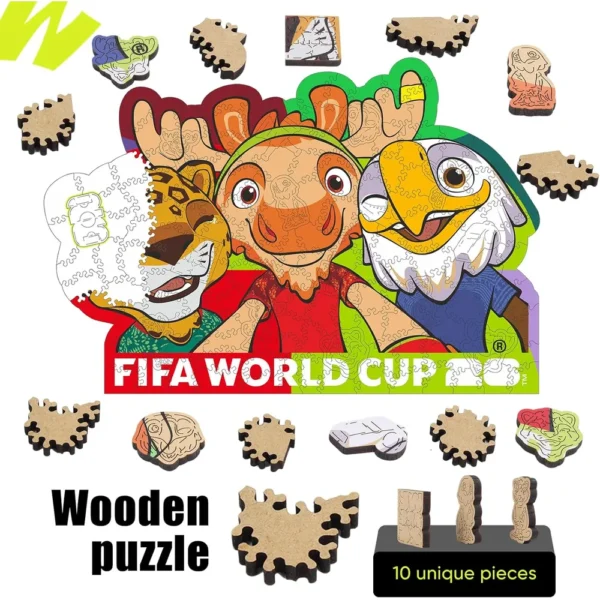 ROMPECABEZAS SELFIE MASCOTAS FIFA WORLD CUP 2026 150 PCS