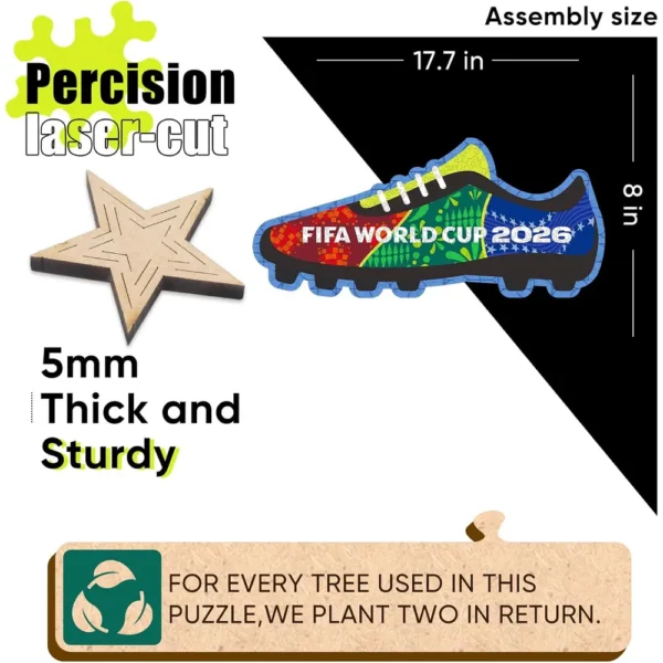ROMPECABEZAS BOTA FIFA WORLD CUP 2026 200 PCS