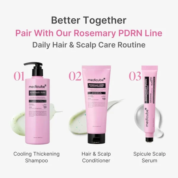 SET DE SHAMPOO Y ACONDICIONADOR MEDICUBE 13.52 OZ / 400 ML + 8.45 OZ / 250 ML