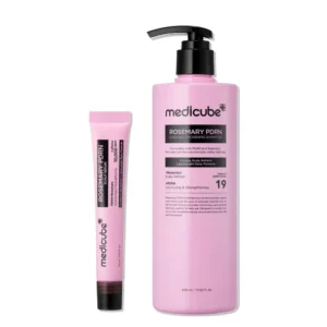 SET DÚO DE SHAMPOO Y SÉRUM CAPILAR MEDICUBE 13.52 OZ / 400 ML + 0.67 OZ / 20 ML