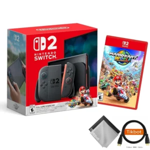 CONSOLA NINTENDO SWITCH 2 + MARIO KART WORLD + HDMI + PAÑO DE LIMPIEZA