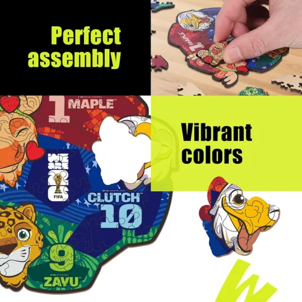 ROMPECABEZAS BOLSILLO MASCOTA FIFA WORLD CUP 2026 26 PCS