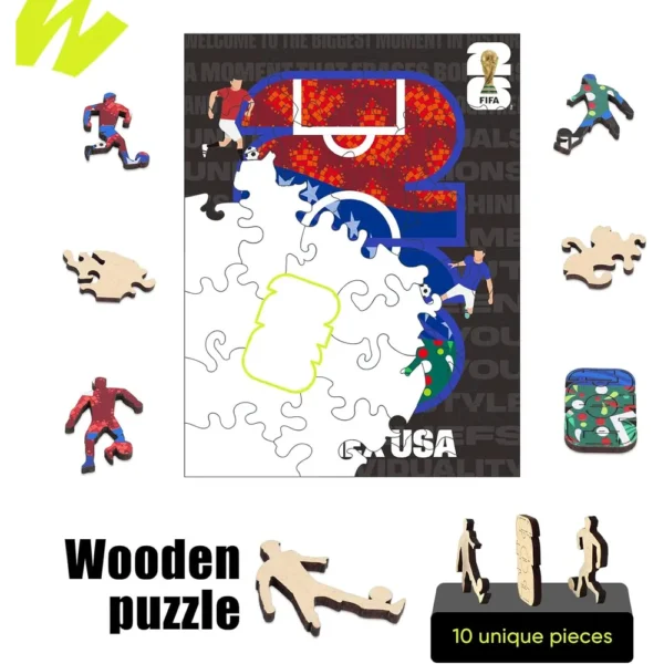 ROMPECABEZAS BOLSILLO FIFA WORLD CUP 2026 TEMATICA 26 PCS