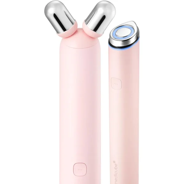 SET 2 EN 1  MINI BOOSTER PRO PLUS ROLLER MEDICUBE PINK