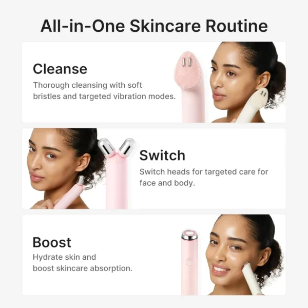 SET 3 EN 1 MINI BOOSTER PRO PLUS FULL FACE WHITE